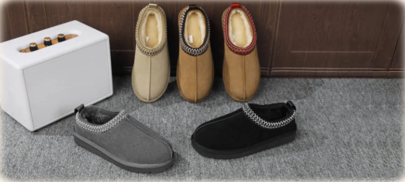 Chaussons Premium en Daim Véritable - Warmly Signature